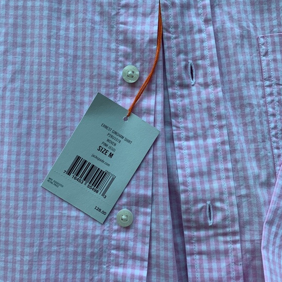 Jack Spade Shirts Nwt Jack Spade Pink Gingham Button Down Shirt
